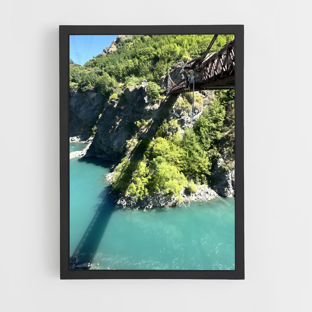 Poster Kayak Aventure – affiche Saut à l’élastique (vue 2)